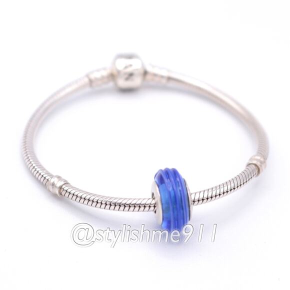 Authentic PANDORA Blue Ribbon Murano Glass - 790612 - Picture 5 of 10